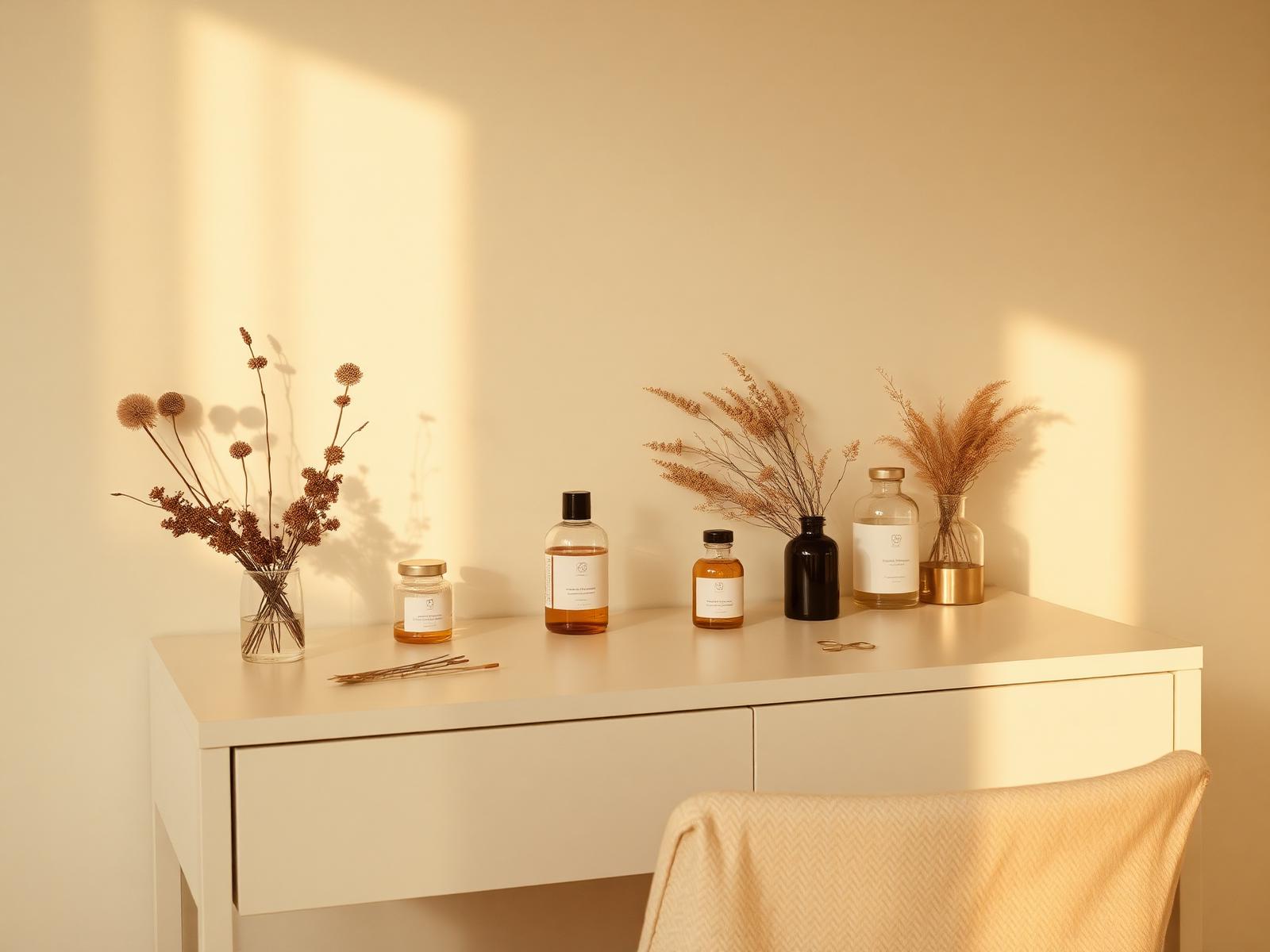 The ÉLANÉ formulation bench in afternoon light